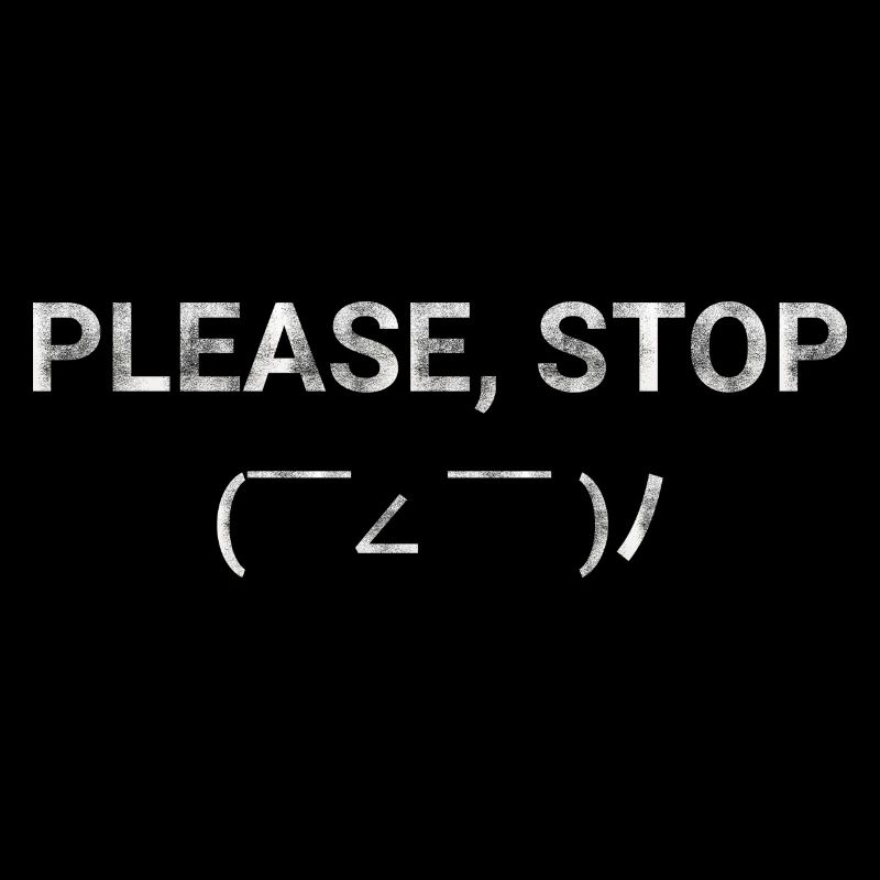Please Stop Emoji text