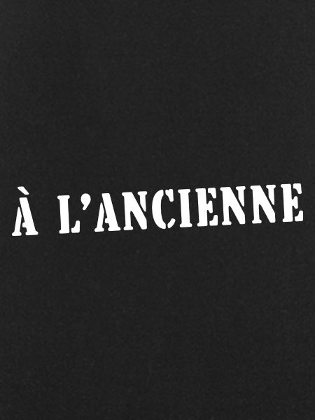 à l'ancienne