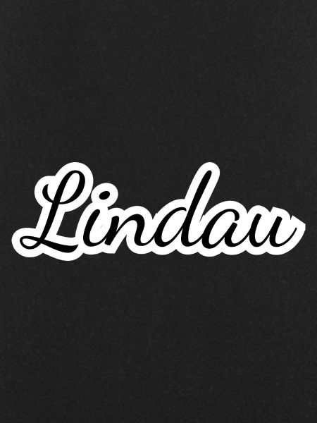 Lindau - Textdesign mit Stadtnamen