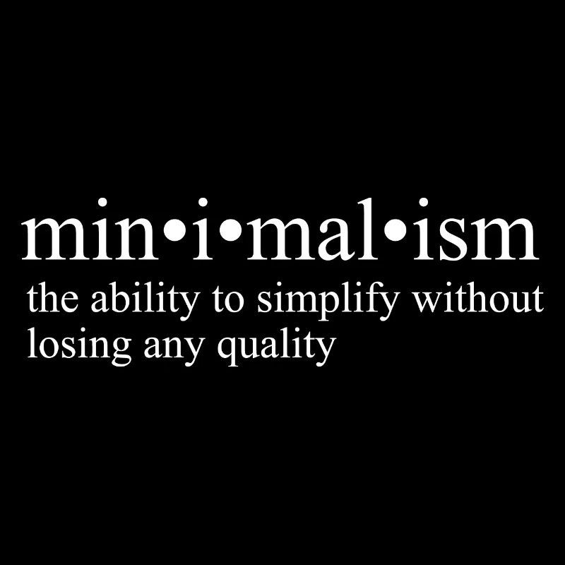Minimalism