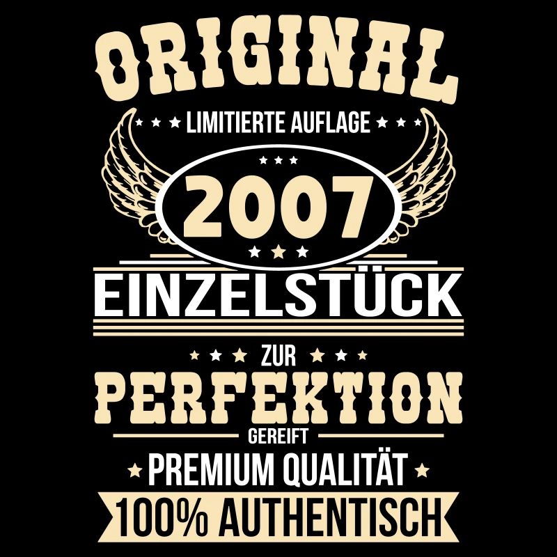 18e anniversaire - Pièce unique originale 2007