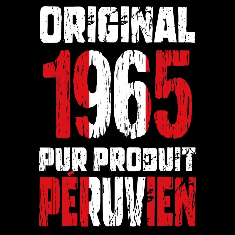 60. Geburtstag - Original 1965 - Peruanisch