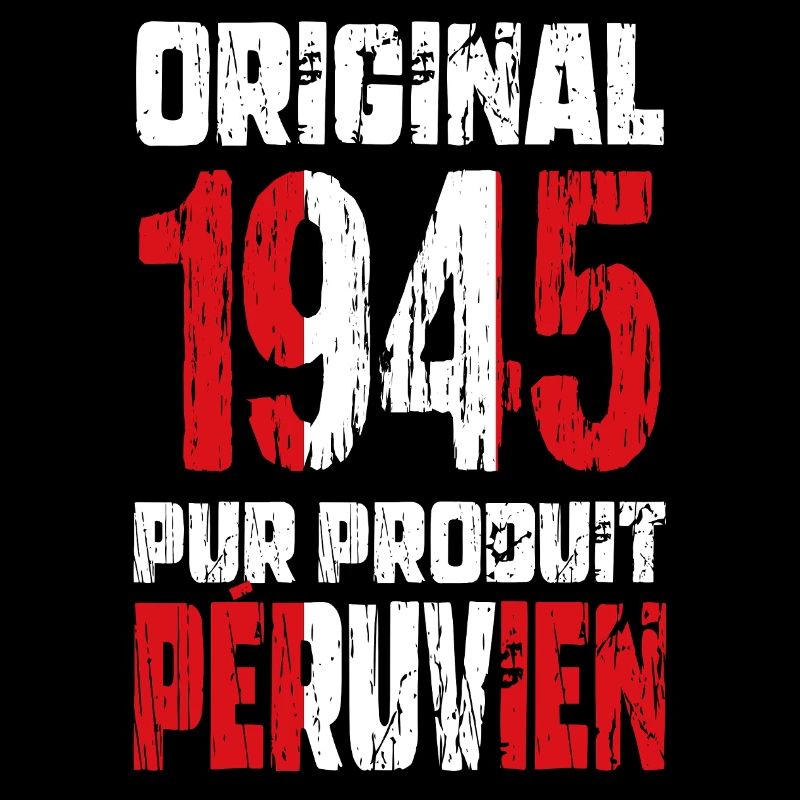 80. Geburtstag - Original 1945 - Peruanisch