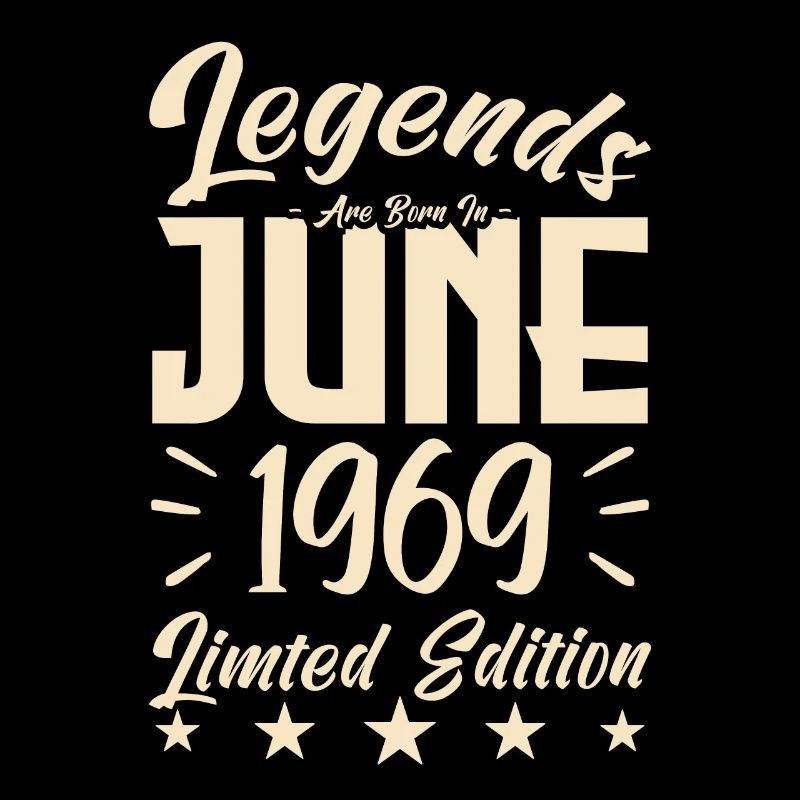 Geburt im Juni 1969 Geburtstagsgeschenk 1969.