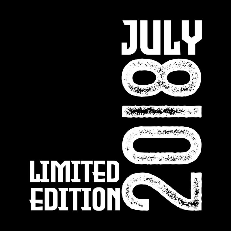 Geschenk Juli 2018. Geburtstag Juli 2018.