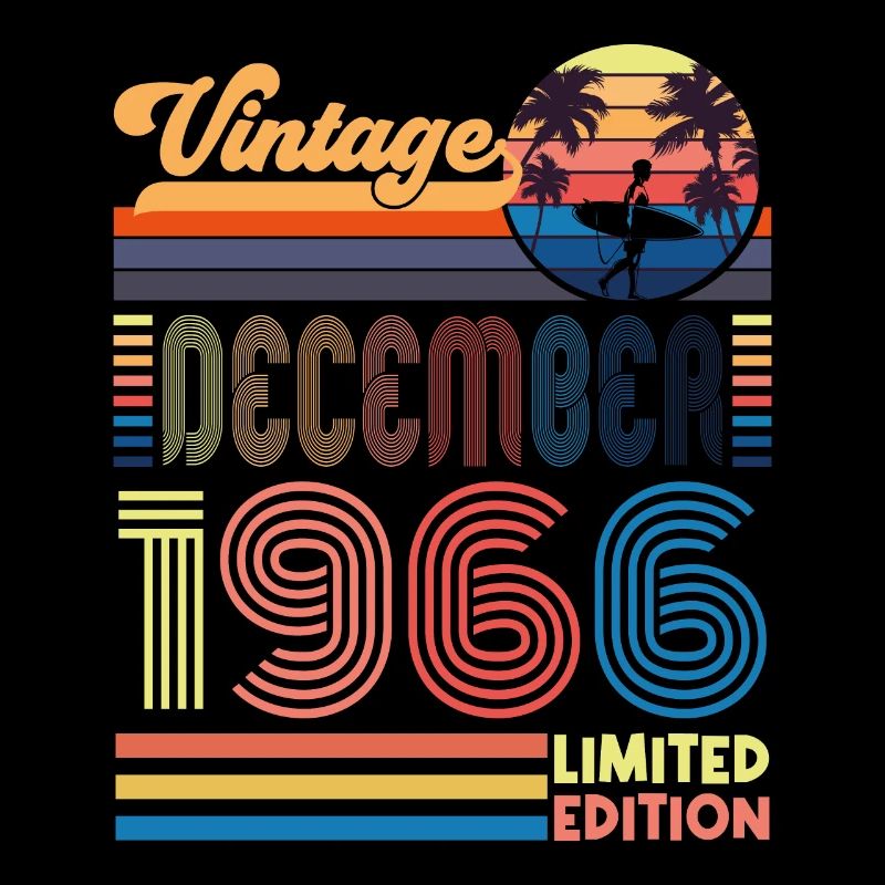 Anniversaire Décembre 1966. Cadeau decembre 1966.