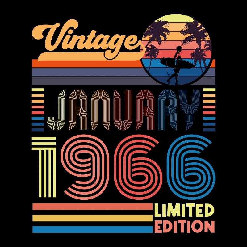 Jahrestag Januar 1966. Geschenk Januar 1966.