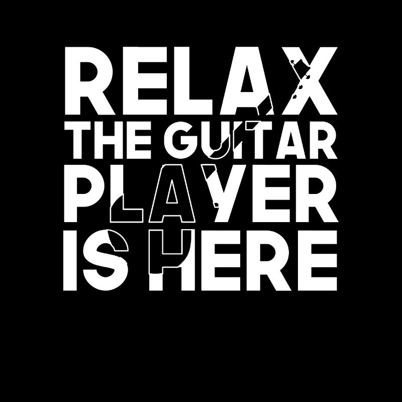 Guitar Player guitare sort