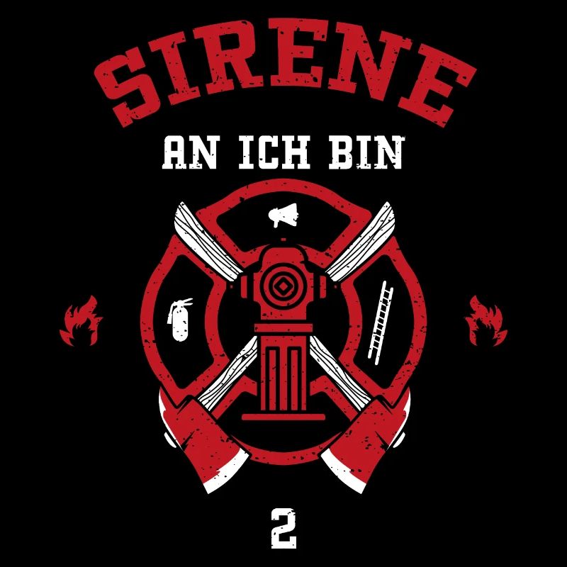 Sirène An Ich bin 2 - Pompier