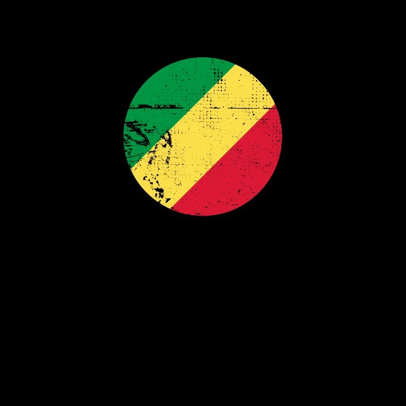 République du Congo Vintage Drapeau congolais