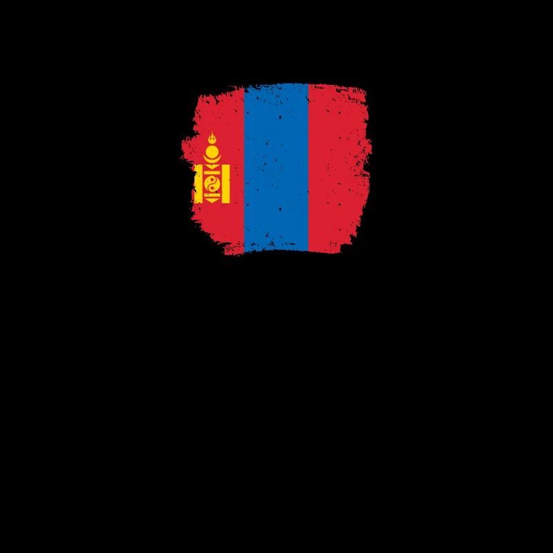 Mongolia Vintage Mongolian Flag Mongol