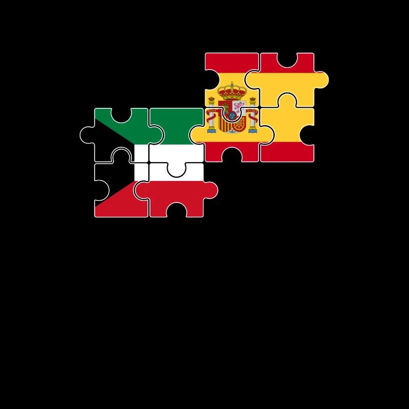 Koweït, Espagne, drapeau, Espagnol, Koweïtien