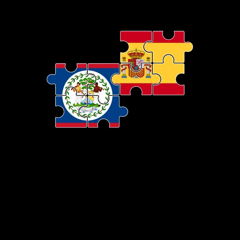 Belize Spanien Flagge Belizer
