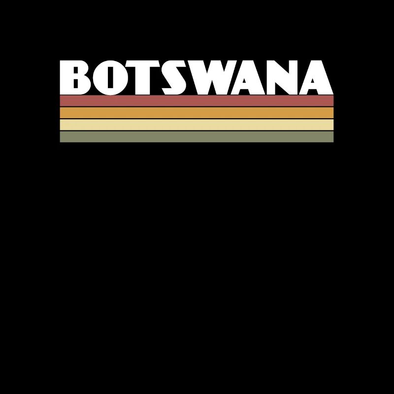 Botswana Botsuana Botsuanische Retro Botsuaner