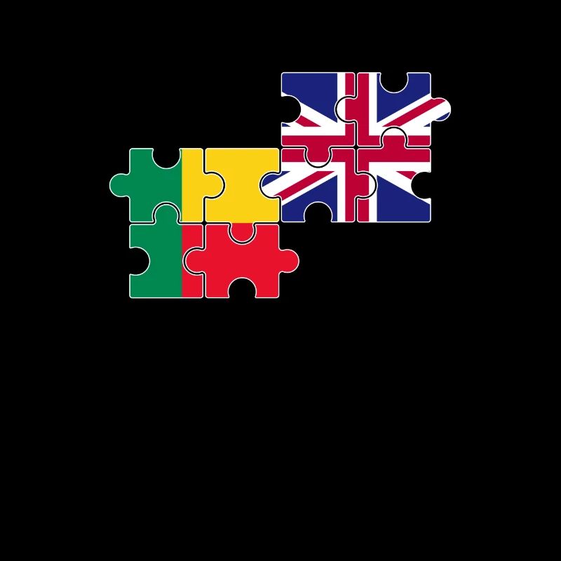 Bénin Royaume-Uni Drapeau britannique Béninois