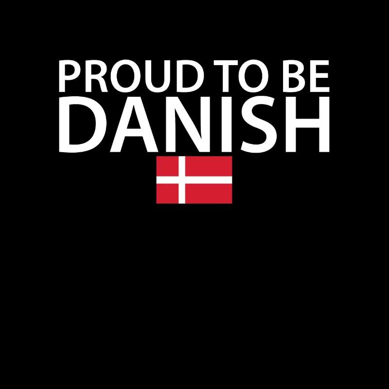 Fier d’être danois Danemark Drapeau danois Danois