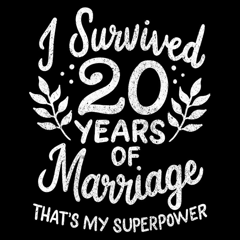 20e anniversaire de mariage a survécu à 20 ans