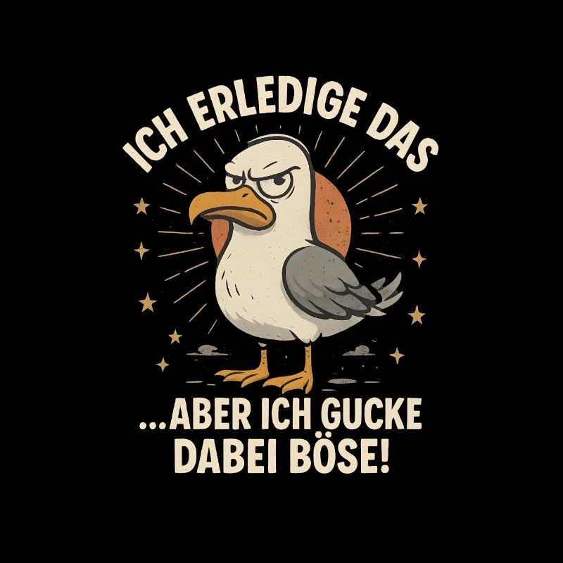 Funny Seagull Naughty Saying Work Colleagues