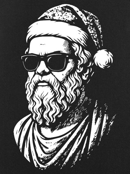 Santa Sunglasses Pop Art