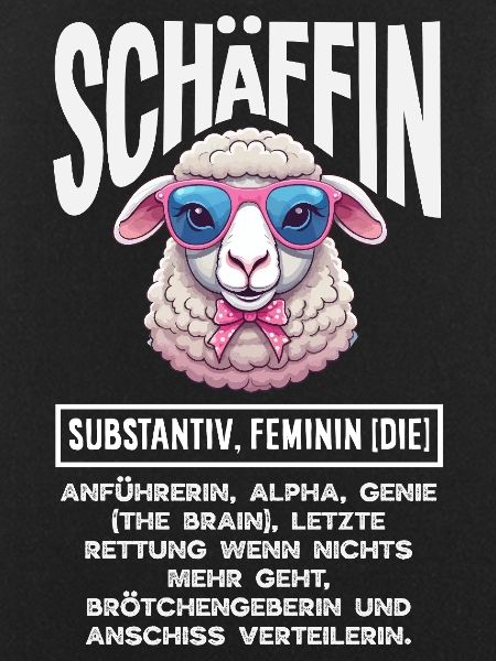 Schäffin Definition Lustiger Spruch Chef