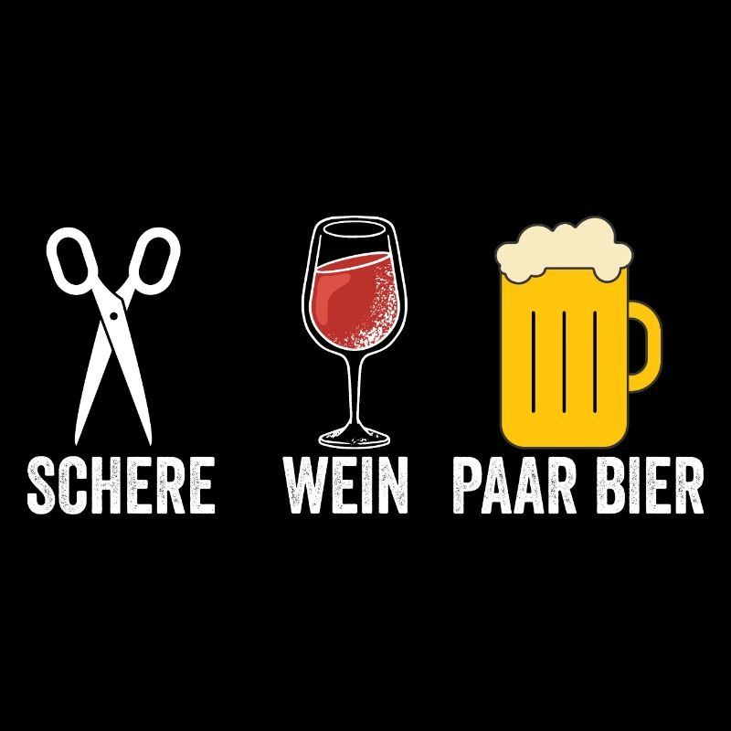 Wine Scissors Couple Beer