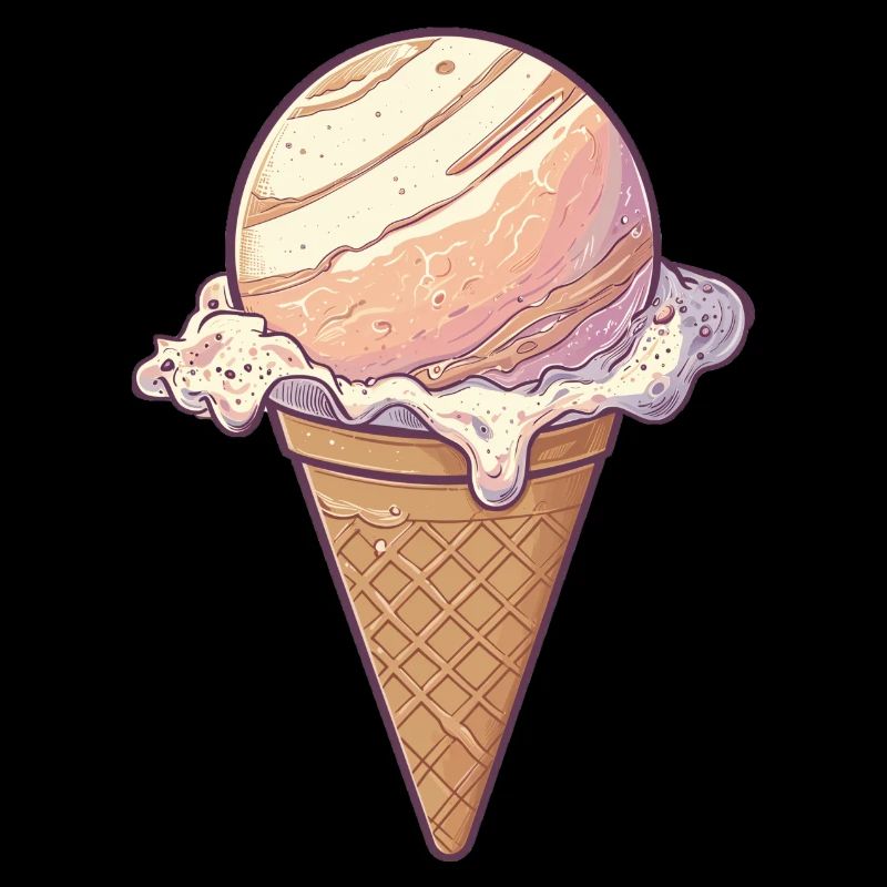 Planète de glace Jupiter
