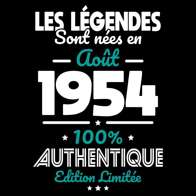 70th Anniversary - Legends Born August 1954