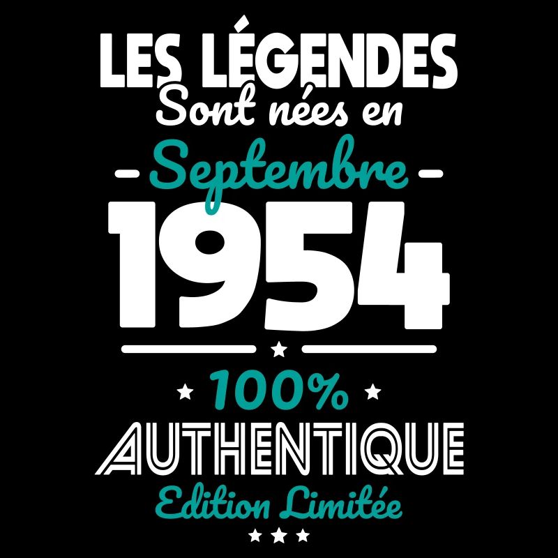 70th Anniversary - Legends born September 1954