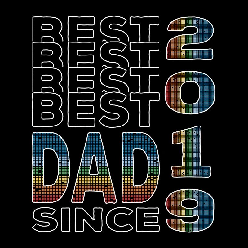 Bester Papa der Welt seit 2019 Vatertag Geburtstag