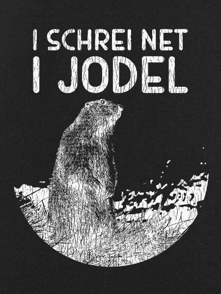 Alpine marmot yodelling fun