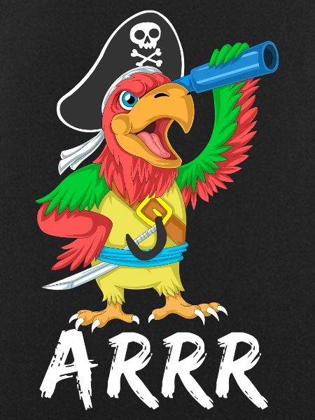 Pirate Parrot Arrr Shirt