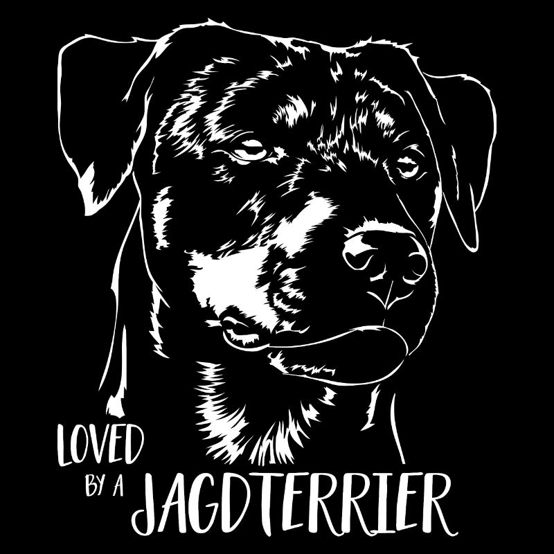 Loved by a Jagdterrier Hundespruch Hunde Wilsigns