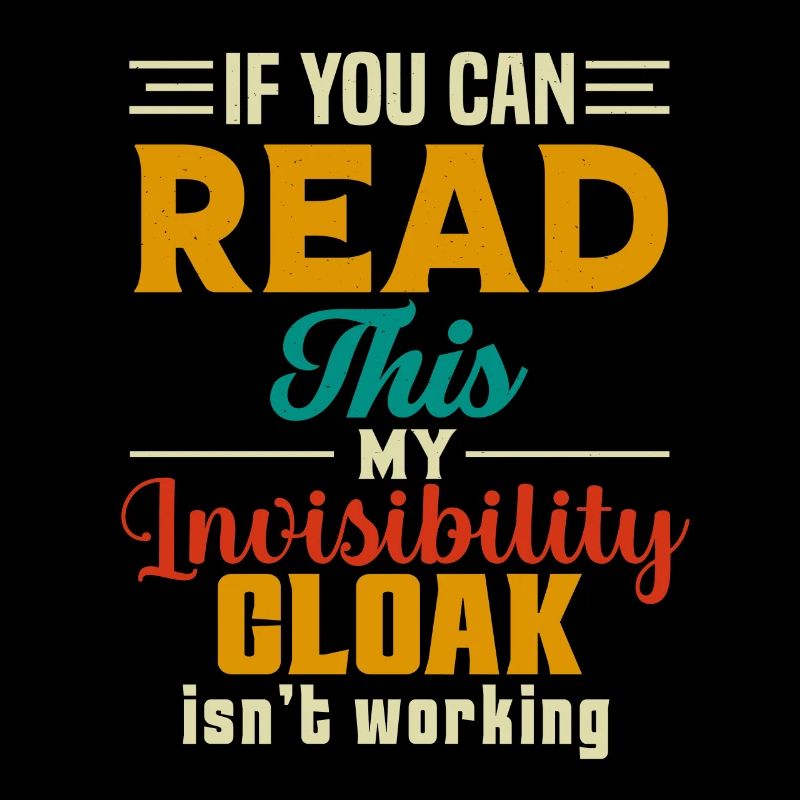 My invisible coat doesn't work