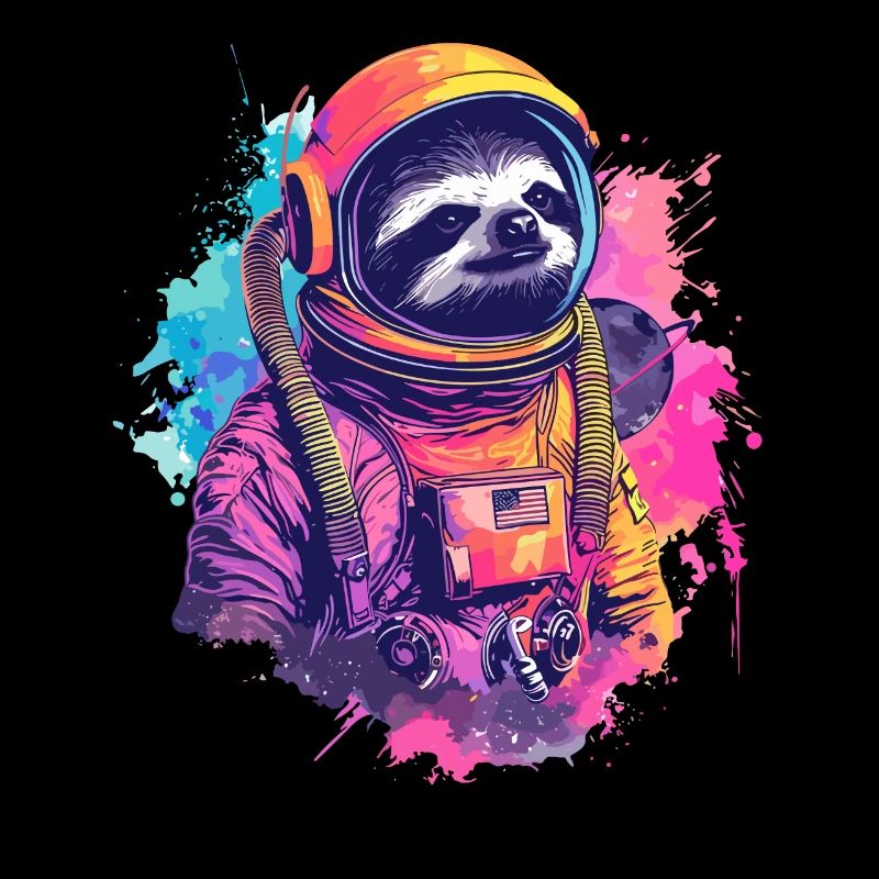 Faultier-Astronaut - Eine Weltraumreise In
