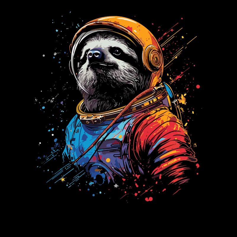 Faultier-Astronaut - Eine Weltraumreise In