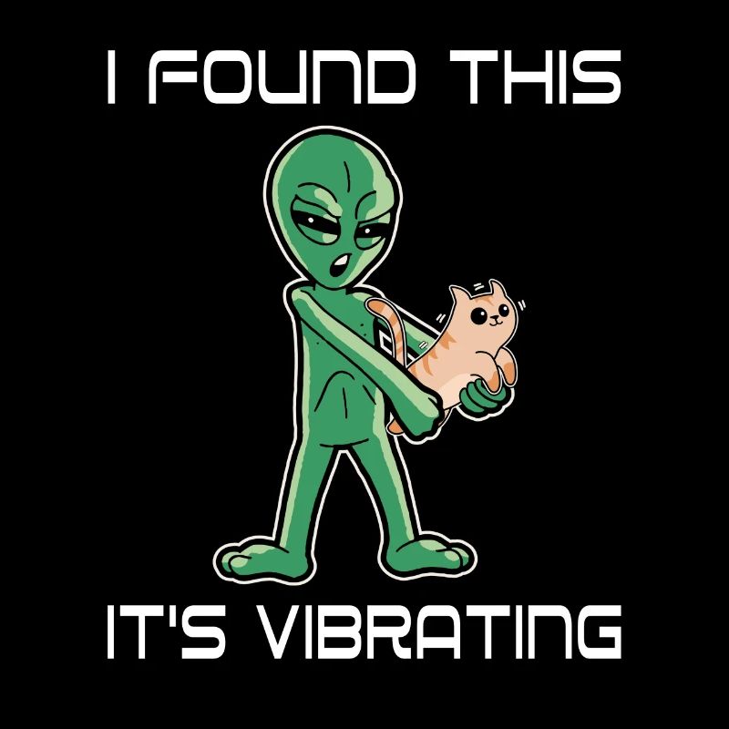 I found that it vibrates funny alien