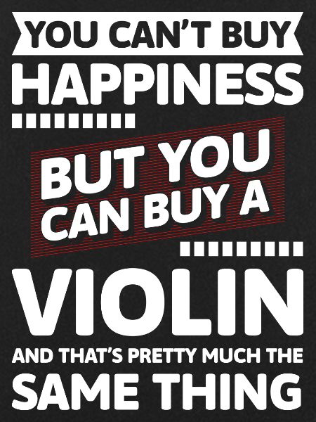 Violin player performance