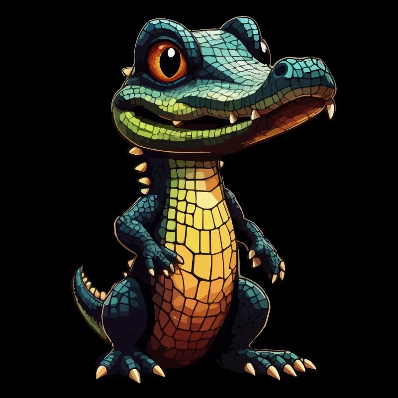 Bébé crocodile Alligator crocodile