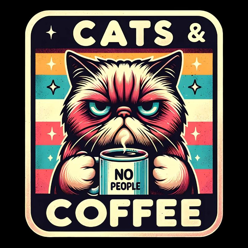 Le chat et le café, pas les gens