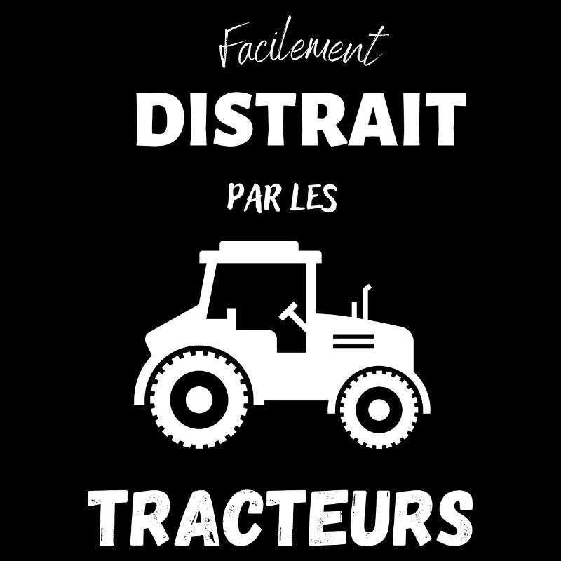 Facilement distrait par les tracteurs.