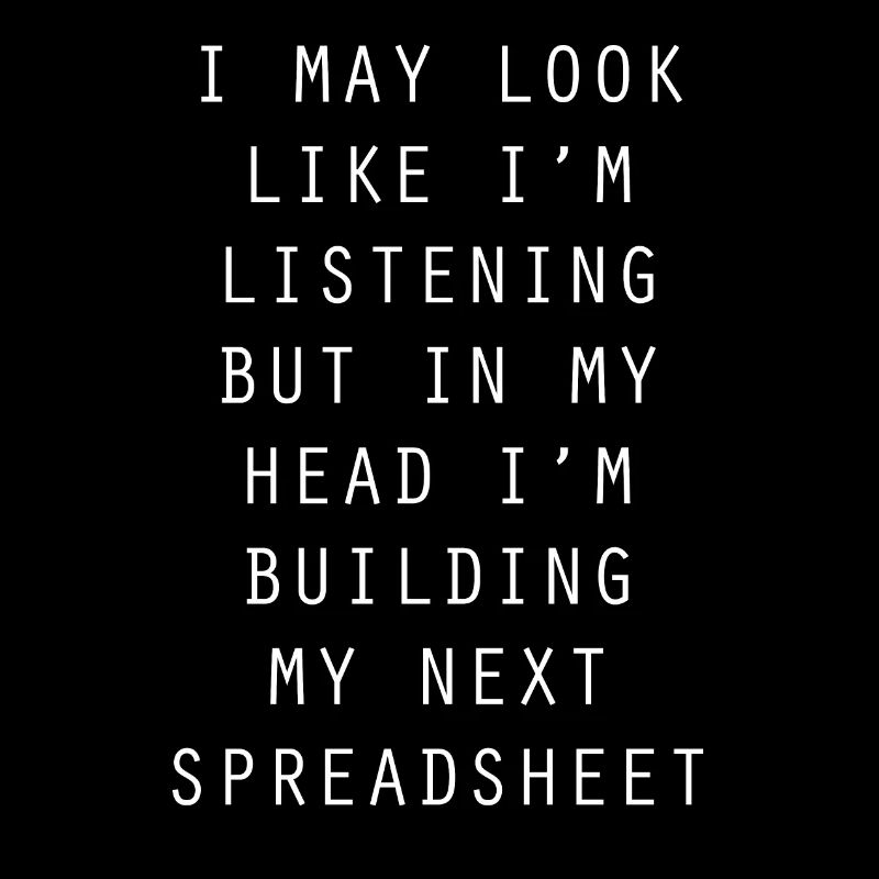 Spreadsheet Obsessed