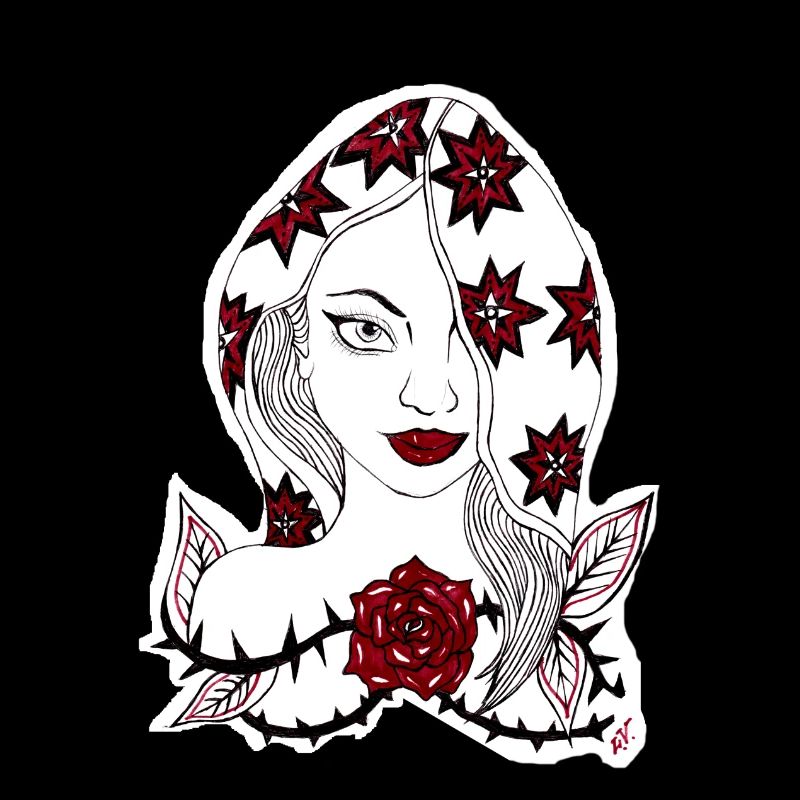 sorcière rouge