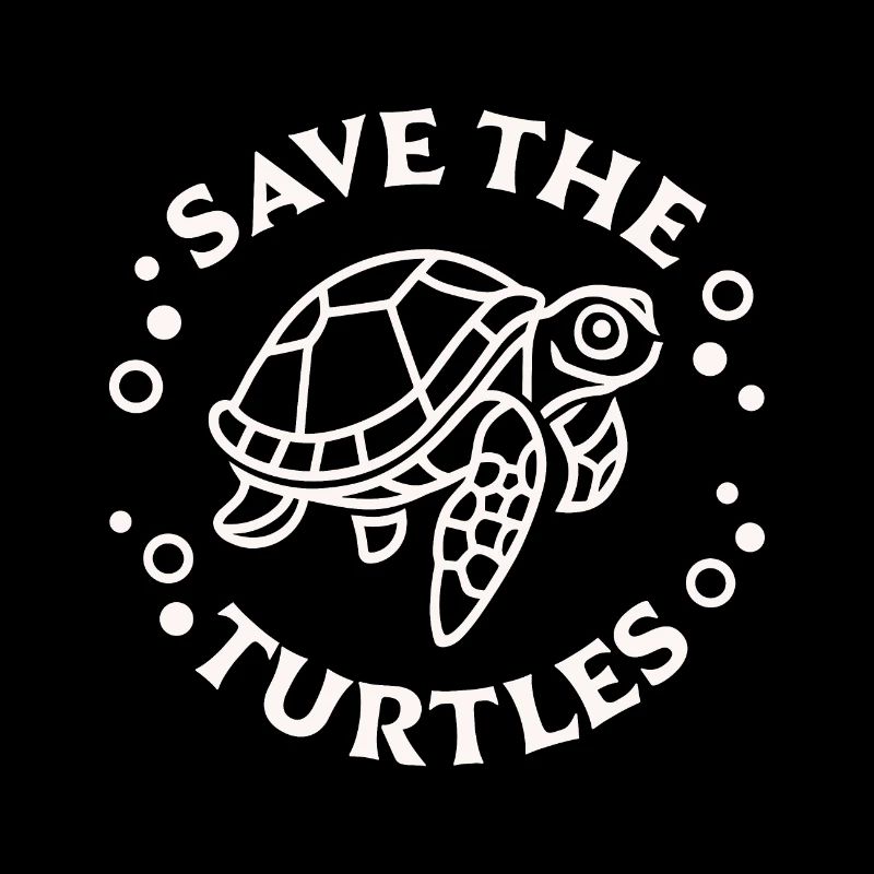 Save the turtles marine wildlife conservation