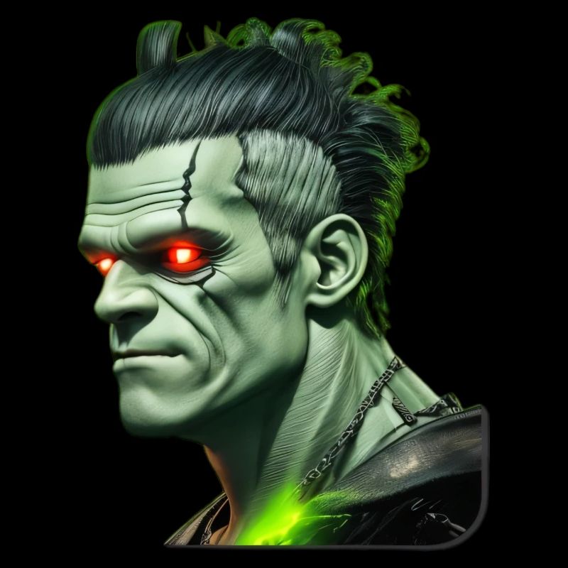Monstre vert d’Halloween 5