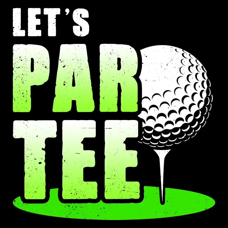 Let's Par Tee Golf Player Golfing Golf Course Golf