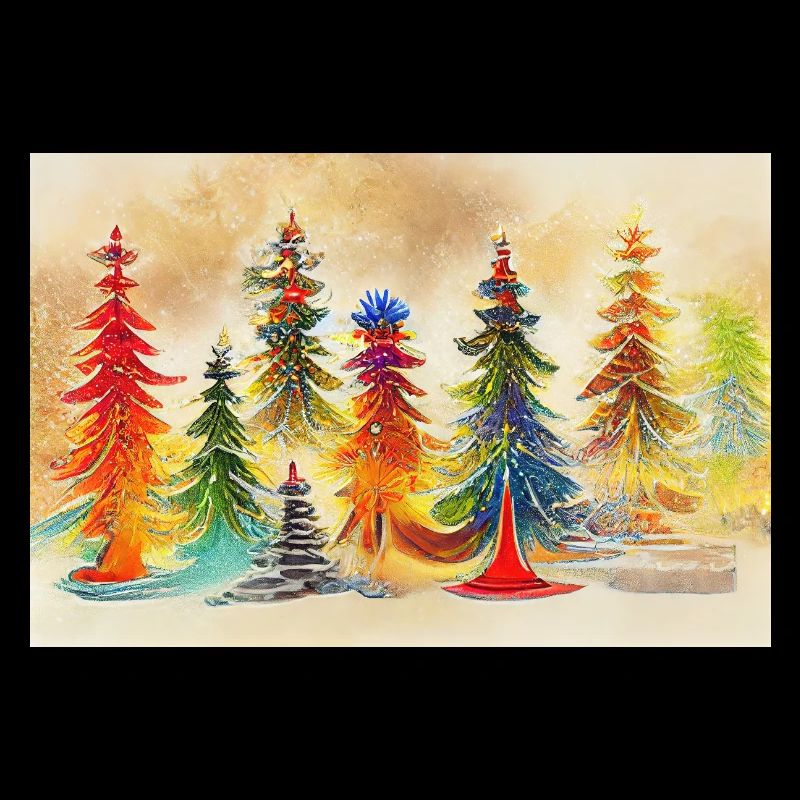 Artistic Christmas Tree