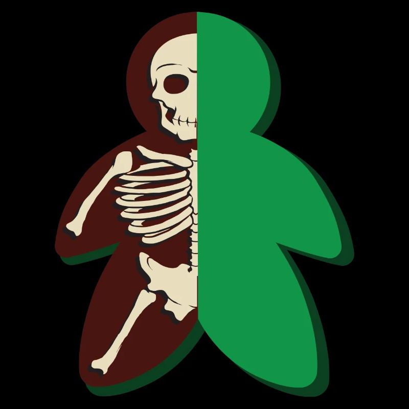 Character Pöppel Skeleton Green