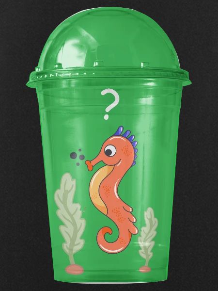 Seepferd im Becher