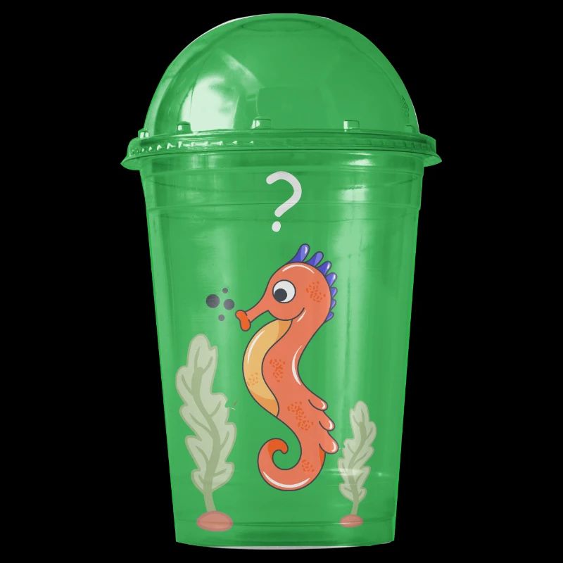 Seepferd im Becher