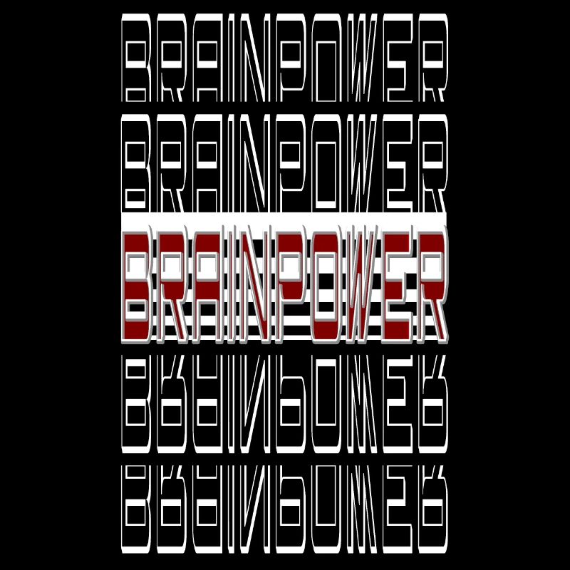 brainpower rot/weiß